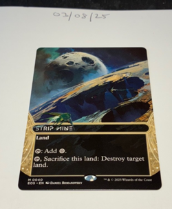 Magic the Gathering MTG Strip Mine (040) x1 Mythic Card NM/M Stellar - Image 1