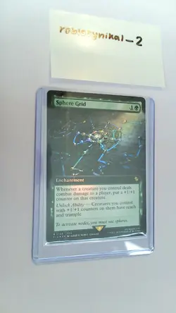 Sphere Grid / MTG / Borderless / FOIL - Mint Final Fantasy Magic The Gathering - Image 1