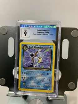 2000 Pokemon Team Rocket Dark Blastoise Unlimited #20/82 CGC 9 - Image 1