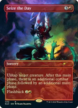 Magic The Gathering MTG SEIZE THE DAY FOIL Secret Lair NM Near Mint - Image 1