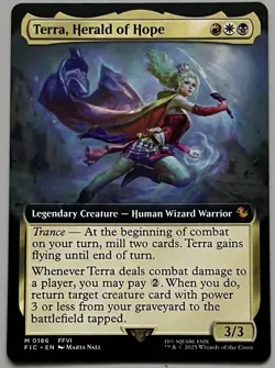 MTG Final Fantasy Commander Terra Legendary Creature MYTHIC REGULAR #0186 - Image 1
