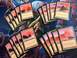 Magic the Gathering MTG Urza's Saga basic Land Set 100x 5 of each art, Avon - Image 4