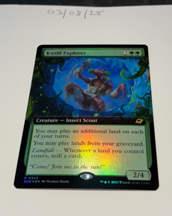 Magic the Gathering MTG Icetill Explorer x1 Rare Extended FOIL Card NM/M - Image 1