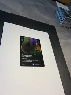 Magic the Gathering MTG Stomping Ground x1 Rare Borderless FOIL Card NM/M - Image 2