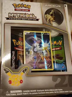 Pokemon 20th Anniversary Mythical Pokemon Collection - Arceus Pin Box New Sealed - Image 1