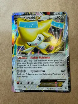 Jirachi EX Holo Rare 60/101 Black & White Plasma Blast Pokemon Near Mint - Image 1