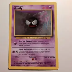 Gastly - Pokemon TCG Karte - Base Set - 50/102 - 1999 - Spanish - Image 1