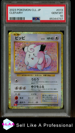 CLEFAIRY POKEMON CLL 13 2023 JAPANESE PSA 10 - Image 1