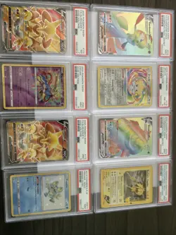 Pokemon PSA Slab Lot 8 Cards - Image 1