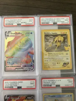 Pokemon PSA Slab Lot 8 Cards - Image 3