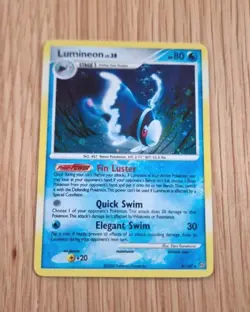 Lumineon 4/100 Rare Holo/Shiny Pokemon Card - Stormfront 2008 Card - Image 1