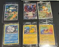 Pokemon Promo Cards Pikachu Snorlax Eevee Factory Sealed Lot Of 6 Ash’s World - Image 1