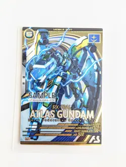 SAMPLE Atlas Thunderbolt Bandit Flower Gundam Arsenal Base Mobile Suit Card - Image 1