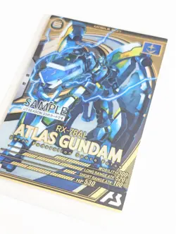 SAMPLE Atlas Thunderbolt Bandit Flower Gundam Arsenal Base Mobile Suit Card - Image 2