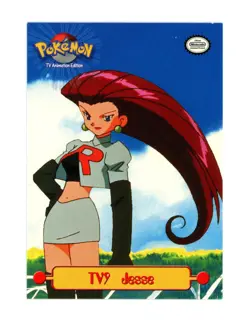 Pokemon Card - Jesse TV9 - TV Animation Edition - Topps Series 1 - Image 1