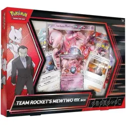 IN HAND Pokemon TCG Team Rockets Mewtwo Ex Box ⚡FREE EXPRESS SHIP ⚡ - Image 2