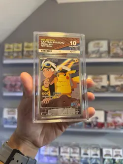 Captain Pikachu Pokemon Card 0709/09 Chinese Exclusive - Ace 10 Gem Mint - Image 1