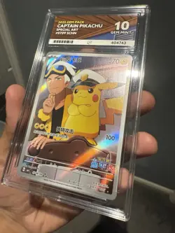 Captain Pikachu Pokemon Card 0709/09 Chinese Exclusive - Ace 10 Gem Mint - Image 5
