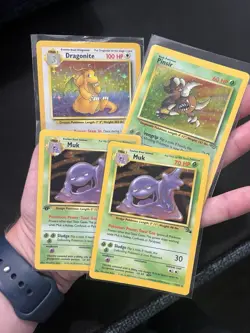 Vintage Pokemon Card Collection Lot Holos Wotc Vintage First Edition - Image 1