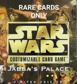 Star Wars CCG Jabba's Palace Rare Cards Only - Some Duplicates - 140 Cards - Image 1