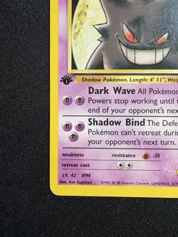 Sabrina's Gengar 29/132 Rare Gym Challenge 1st Edition Pokemon Card LP-MP - Image 5