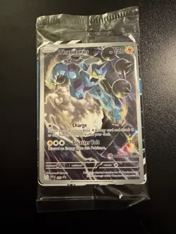 Thundurus SVP 209 Black Star Promo Pokemon Center Stamped + Non Stamped SEALED - Image 3