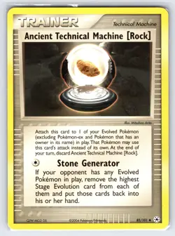 Ancient Technical Machine 85/101 2004 EX Hidden Legends Pokemon Card Trainer Vlp - Image 1