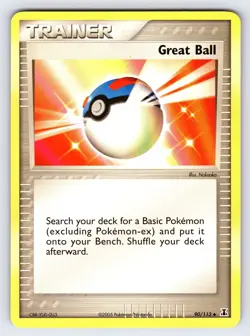 Great Ball 90/113 2005 EX Delta Species Pokemon Card TCG Uncommon Trainer Nm/Vlp - Image 1