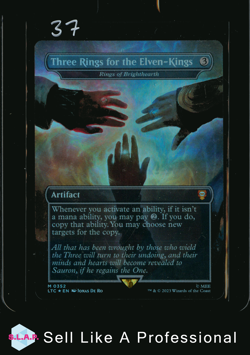THREE RINGS FOR THE ELVEN-KINGS MAGIC THE GATHERING 352 2023 LTC FOIL ENGLISH - Image 1
