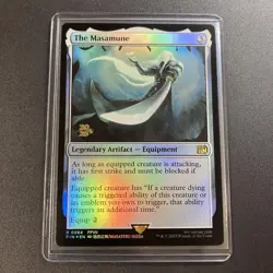 Final Fantasy MtG Masamune Sephiroth Foil Prerelease Card English - Image 1