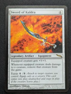 Sword of Kaldra - Mirrodin - NM - MTG - Magic the Gathering - Artifact - Image 1