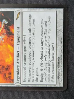 Sword of Kaldra - Mirrodin - NM - MTG - Magic the Gathering - Artifact - Image 2