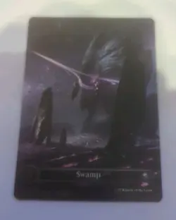 MTG Foil - Swamp (0369) (Borderless) (Galaxy Foil) - 369 / NM / English - Image 1