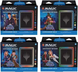 Magic The Gathering Doctor Who Commander Deck Bundle - Includes All 4 Decks - Image 1