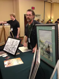 SIGNED MtG Magic Jeff Menges Artist Proof _ Spanish Ice Age _ TIMBERLINE RIDGE _ - Image 3