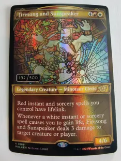 Firesong and Sunspeaker - Serialized 192/500 - NM - Multiverse Legends MUL - MTG - Image 1