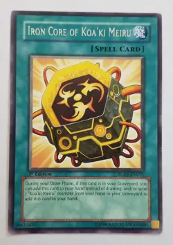 Yu-Gi-Oh! IRON CORE OF KOA'KI MEIRU RGBT-EN055 1st Edition Rare Raging Battle 🍒 - Image 2