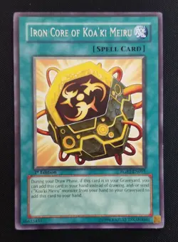 Yu-Gi-Oh! IRON CORE OF KOA'KI MEIRU RGBT-EN055 1st Edition Rare Raging Battle 🍒 - Image 4