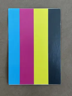 Yu-Gi-Oh! TCG VINTAGE "Color Test Print" Card (Production Misprint/Error)￼ - Image 1