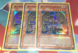 Yu-Gi-Oh! 3x Dragon Queen of Tragic Endings ABPF-EN014 Super Rare 1st Edition NM - Image 1