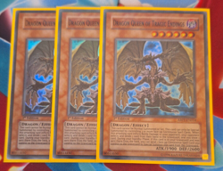 Yu-Gi-Oh! 3x Dragon Queen of Tragic Endings ABPF-EN014 Super Rare 1st Edition NM - Image 2