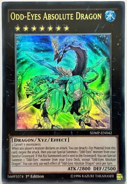 SDMP-EN042 Odd-Eyes Absolute Dragon - Ultra Rare 1st Edition Near Mint YuGiOh - Image 1