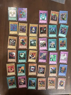 Two Blue-Eyes White Dragon SDK-001 Ultra Rare MP Yugioh Card And Other Cards - Image 4