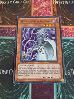 Yu-Gi-Oh! Snoww, Unlight of Dark World SDGU-EN002 Super Rare 1st Edition NM - Image 1