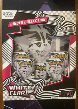 Pokemon TCG: Scarlet & Violet White Flare Binder Collection - FACTORY SEALED! - Image 1