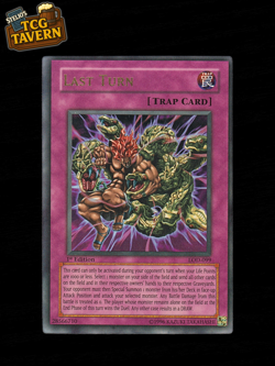 Yu-Gi-Oh Last Turn LOD-099 1st Edition Ultra Rare Misprint Miscut NA 2003 - Image 1