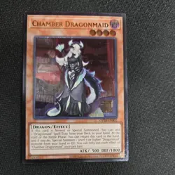 Yugioh OTS Tournament Pack 28 op28-en002 Chamber Dragonmaid Ultimate Rare - Image 1
