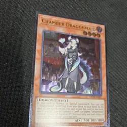 Yugioh OTS Tournament Pack 28 op28-en002 Chamber Dragonmaid Ultimate Rare - Image 2
