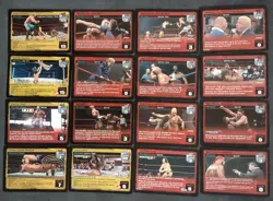 WWE Raw Deal CCG 73 Mid Match card Lot. Midmatch Reversals, Manuevers, Actions - Image 1