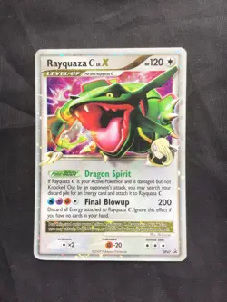 Pokemon Cards: Diamond and Pearl Promo: Rayquaza Lv. X DP47 - Image 1